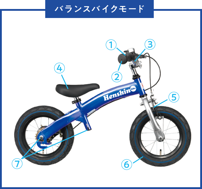 バランスバイクモード