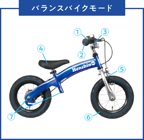 バランスバイクモード